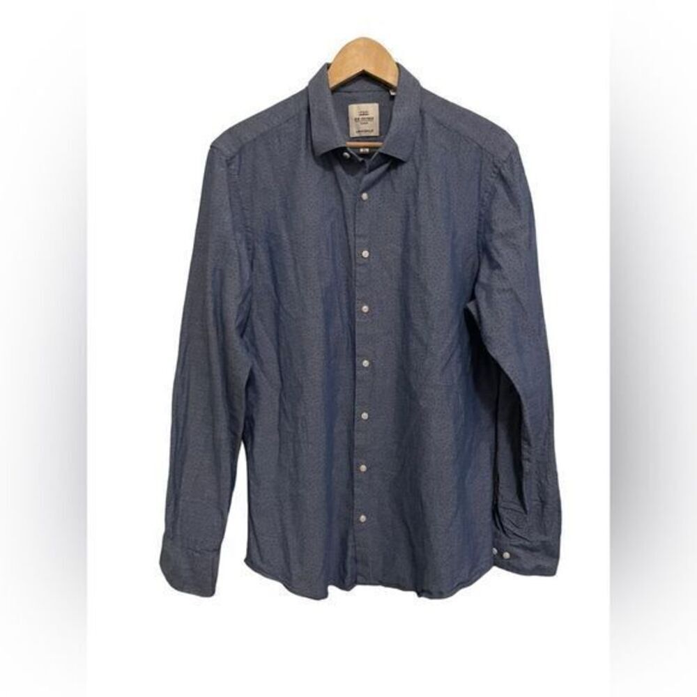 BEN SHERMAN | tailored skinny fit 16.5 34-35 button up shirt